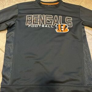 Gildan Black and Orange Lightweight Jacket